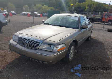 2004 Mercury Grand Marquis Ls из США, поврежденный, VIN 2MEFM75W64X645696